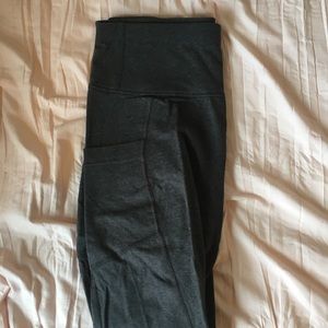 dark grey cotton leggings